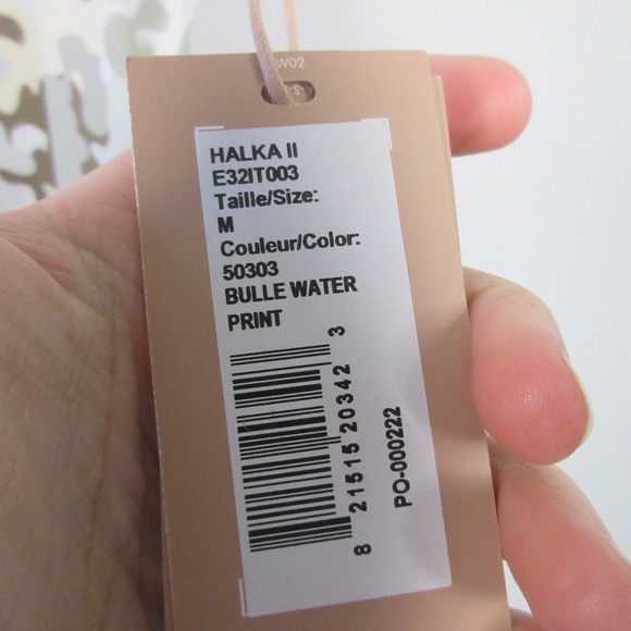 Indyeva Halka II Tank Top Bull Water Camo Women M Green V-Neck Casual Travel 90 - Picture 5 of 11